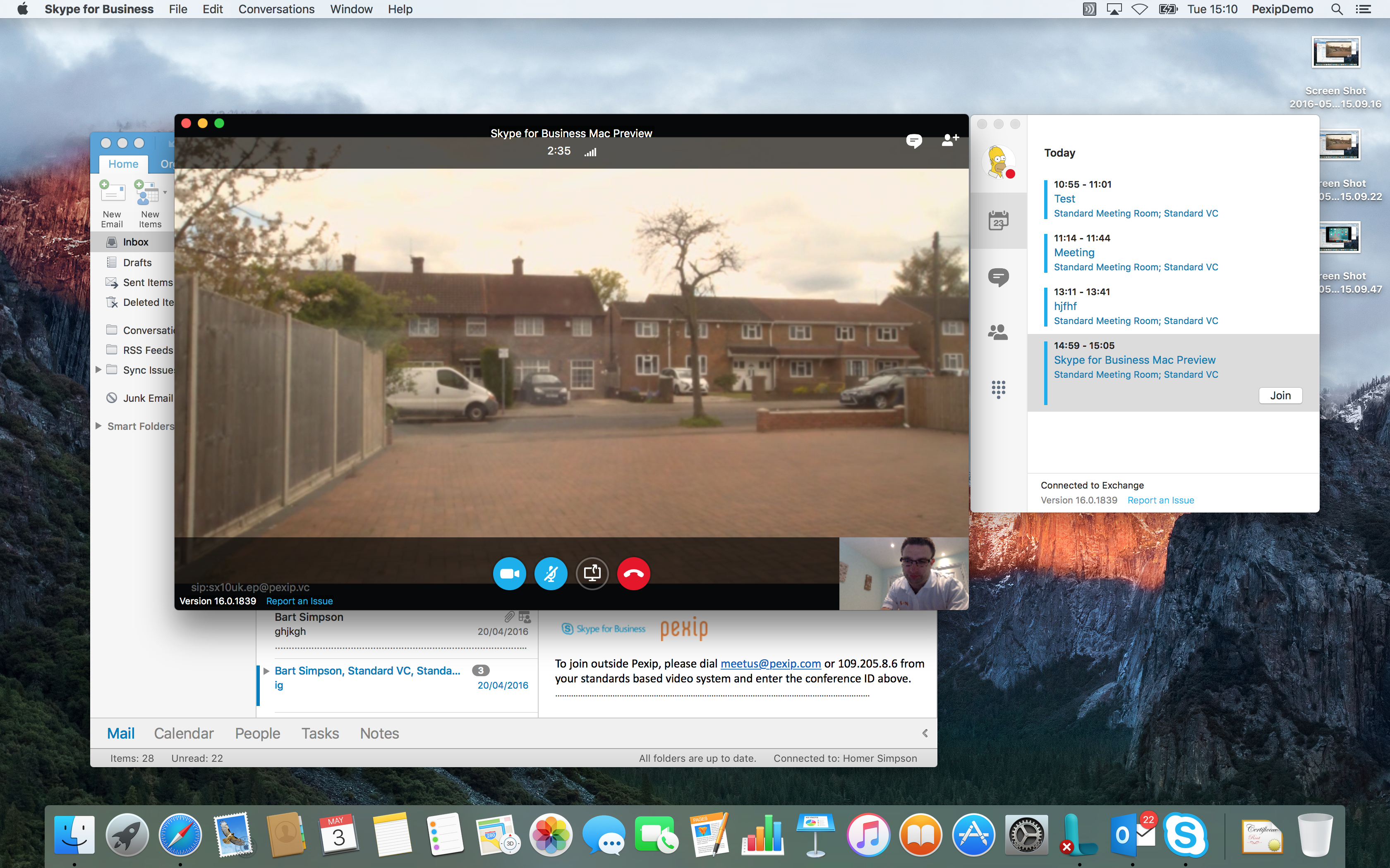 skype for business mac gallery view