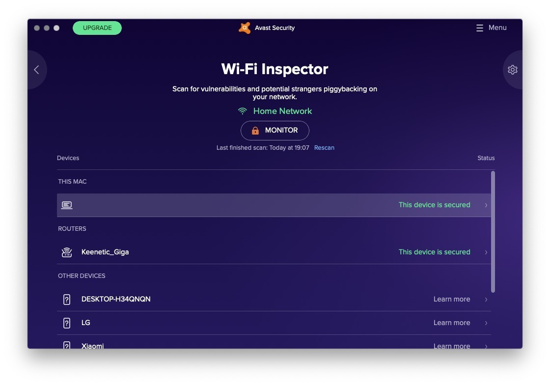 why does avast for mac show 5 infections but only lists one